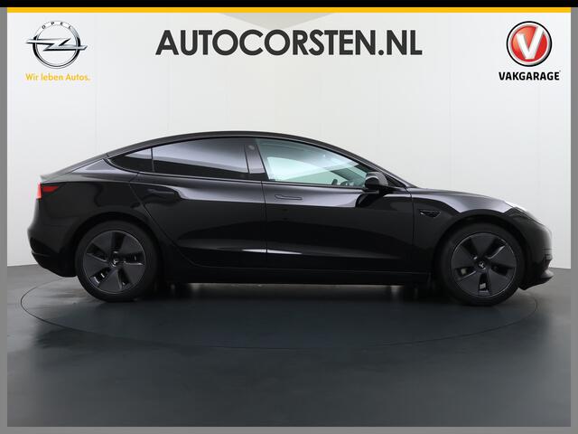 Tesla Model 3 RWD SR plus 325PK LFP Accu Ivory AutoPilot Leder Pano-dak FSD-vb. Adaptive-Cruise Camera's Elektr.-Stuur+Stoelen+Spiegels+Geheugen+Easy-Entry+Verwarmde stoelen+bank Park assistent Pdc WIFI Lan Bordherkenning e-Assist Speed-Assist Priv.Glasss Navi LED DAB 