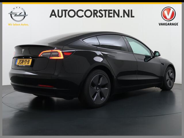 Tesla Model 3 RWD SR plus 325PK LFP Accu Ivory AutoPilot Leder Pano-dak FSD-vb. Adaptive-Cruise Camera's Elektr.-Stuur+Stoelen+Spiegels+Geheugen+Easy-Entry+Verwarmde stoelen+bank Park assistent Pdc WIFI Lan Bordherkenning e-Assist Speed-Assist Priv.Glasss Navi LED DAB 