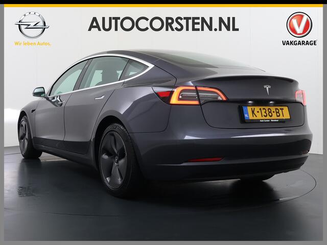 Tesla Model 3 RWD SR plus LFP Accu Trekhaak AutoPilot Leder Panoramadak Adaptive-Cruise Camera's Elektr.-Stuur+Stoelen+Spiegels+Geheugen+Easy-Entry+Verwarmde stoelen Park assistent Pdc WIFI Lane-Assist Speed-Assist Navi LED DAB Voorverwarmen Keyless One-Pedal-Drive Lmv