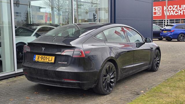 Tesla Model 3 Performance AWD 75 kWh | BTW | Zwart leder
