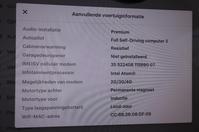 Tesla Model 3 Performance AWD 75 kWh Autopilot computer 3.0, Auto moet nog gereinigd worden, Cruise control, Stoelverwarming