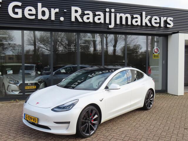 Tesla Model 3 Performance AWD 75 kWh*83%SOH*Premium Audio*EXPORTPRIJS*