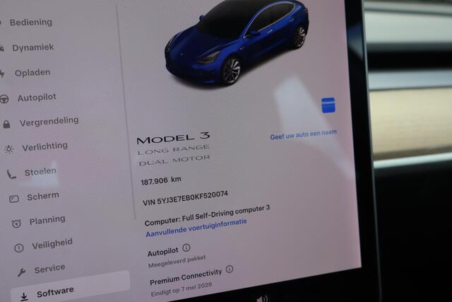 Tesla Model 3 Long Range AWD 75 kWh | SOH 89,3% | Trekhaak | Full Self-Driving Capability