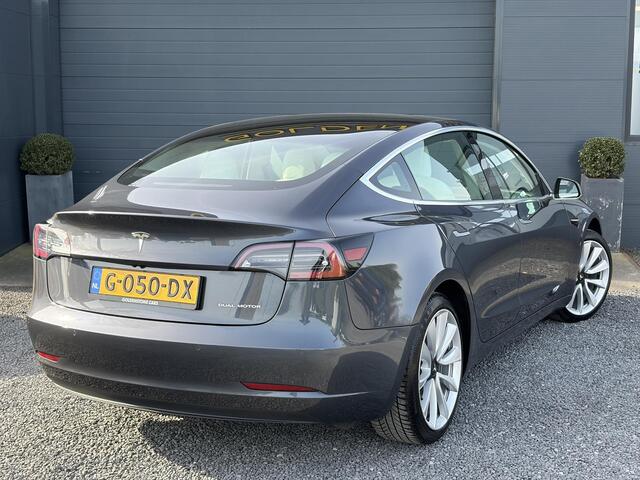 Tesla Model 3 Long Range AWD 75 kWh 2e Eigenaar,Autopilot,Panodak,Leder,360 Camera,Adaptive Cruise,NL Auto,N.A.P,Extra zomer banden,APK tot 09-2027