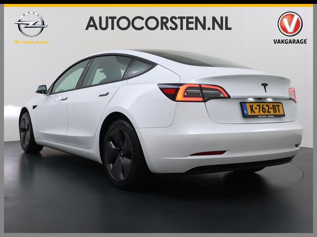 Tesla Model 3 RWD LFP-Accu SR plus Soh 91% 325PK Lmv 18" AutoPilot FSD Leder Panoramadak Adaptive-Cruise Camera's Elektr.-Stuur+Stoelen+Spiegels+Geheugen+Easy-Entry+Verwarmde stoelen Park assistent Pdc WIFI Lane-Assist Speed-Assist Navi LED Comfortstoelen ACC DAB Voorv