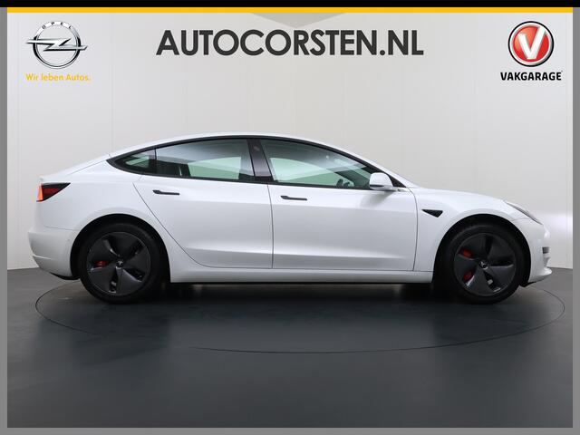 Tesla Model 3 RWD LFP-Accu SR plus Soh 91% 325PK Lmv 18" AutoPilot FSD Leder Panoramadak Adaptive-Cruise Camera's Elektr.-Stuur+Stoelen+Spiegels+Geheugen+Easy-Entry+Verwarmde stoelen Park assistent Pdc WIFI Lane-Assist Speed-Assist Navi LED Comfortstoelen ACC DAB Voorv