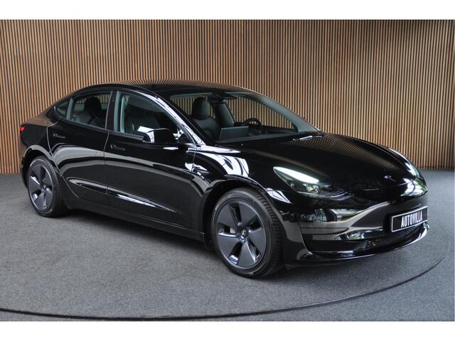 Tesla Model 3 RWD SOH: 95.9% Panodak Leer 360° ACC Climate Stuur- & Stoelverwarming voor & achter LM velgen PDC Elektr. achterklep Elektr. verst. stuurwiel Elektr. verstelb. stoelen Metallic lak 1e Eigenaar BTW auto