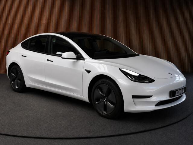 Tesla Model 3 RWD SOH: 96,1% Panodak Leer 360° ACC Climate Stuur- & Stoelverwarming voor & achter LM velgen PDC Elektr. achterklep Elektr. verst. stuurwiel Elektr. verstelb. stoelen Metallic lak 1e Eigenaar BTW auto