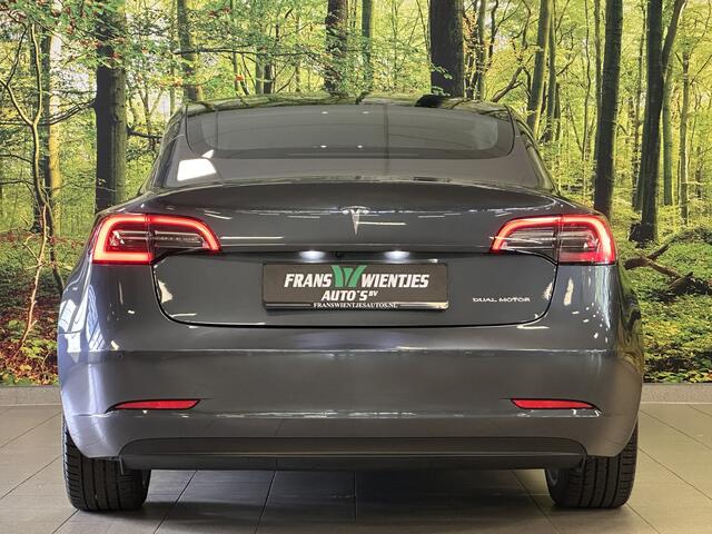 Tesla Model 3 Long Range AWD 75 kWh | 351 PK! | Origineel Nederlands | Leder | Autopilot | Premium Audio | Panoramadak | Elektrische Stoelen | Stoelverwarming | Achterbankverwarming |