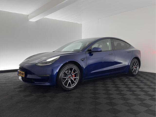 Tesla Model 3 Long Range AWD 75 kWh [3-Fase-11kW ] {SoH-82%} Aut. *PANO | AUTOPILOT | LEATHER | TOWBAR | KEYLESS | FULL-LED | MEMORY-PACK | TOPVIEW | DAB | CARPLAY | DIGI-COCKPIT | LANE-ASSIST | HEATED-COMFORTSEATS | 18"ALU*