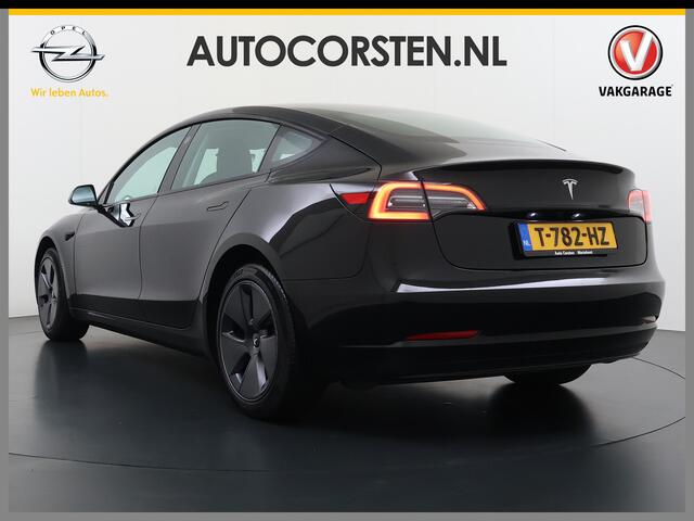 Tesla Model 3 Long Range RWD 75 kWh SOH 93% Warmtepomp Panoramadak Navi Camera's Leder Memory Stuur+Stoelverwarming Traffic-Aware Cruise Control AMD Ryzen(TM) Elek.Achterklep Led