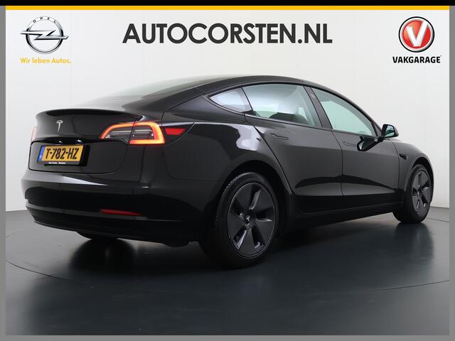Tesla Model 3 Long Range RWD 75 kWh SOH 93% Warmtepomp Panoramadak Navi Camera's Leder Memory Stuur+Stoelverwarming Traffic-Aware Cruise Control AMD Ryzen(TM) Elek.Achterklep Led