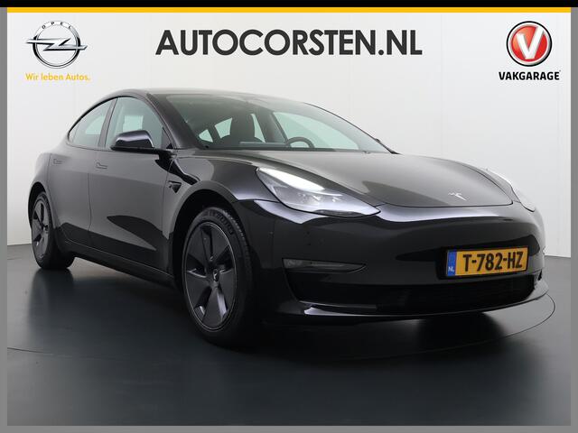 Tesla Model 3 Long Range RWD 75 kWh SOH 93% Warmtepomp Panoramadak Navi Camera's Leder Memory Stuur+Stoelverwarming Traffic-Aware Cruise Control AMD Ryzen(TM) Elek.Achterklep Led