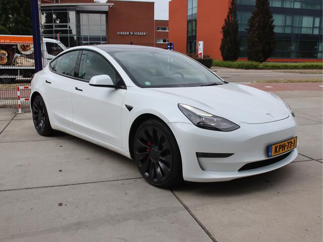 Tesla Model 3 Performance AWD 513Pk Leder, Pano, Nieuwstaat Zomeractie