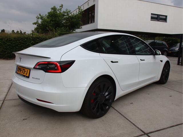 Tesla Model 3 Performance AWD 513Pk Leder, Pano, Nieuwstaat Zomeractie