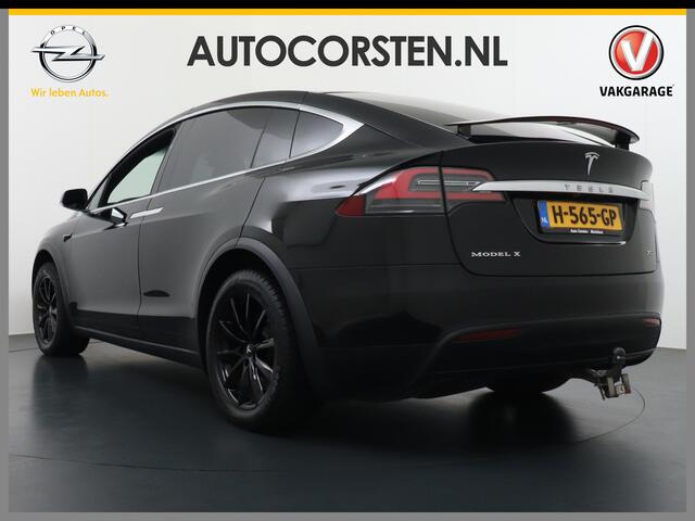 Tesla Model X 75D All Wheel Drive Trekhaak Luchtvering Adaptive Cruise Enchanced AutoPilot Premium Connectivity Panoramaraam Vleugeldeuren Camera's Elektr.Stoelen+Verwarmd+Geheugen Keyless Wifi 4WD Led Koplampen Lmv Led Bordherkenning Verwarmde Sproeiers-bladen Rijstro