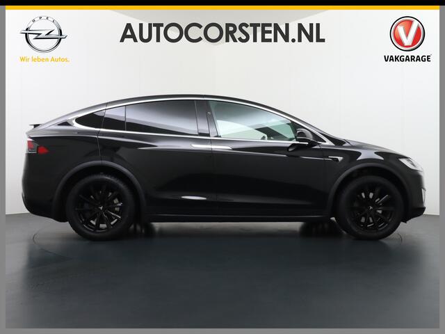 Tesla Model X 75D All Wheel Drive Trekhaak Luchtvering Adaptive Cruise Enchanced AutoPilot Premium Connectivity Panoramaraam Vleugeldeuren Camera's Elektr.Stoelen+Verwarmd+Geheugen Keyless Wifi 4WD Led Koplampen Lmv Led Bordherkenning Verwarmde Sproeiers-bladen Rijstro