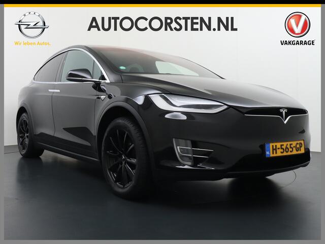 Tesla Model X 75D All Wheel Drive Trekhaak Luchtvering Adaptive Cruise Enchanced AutoPilot Premium Connectivity Panoramaraam Vleugeldeuren Camera's Elektr.Stoelen+Verwarmd+Geheugen Keyless Wifi 4WD Led Koplampen Lmv Led Bordherkenning Verwarmde Sproeiers-bladen Rijstro
