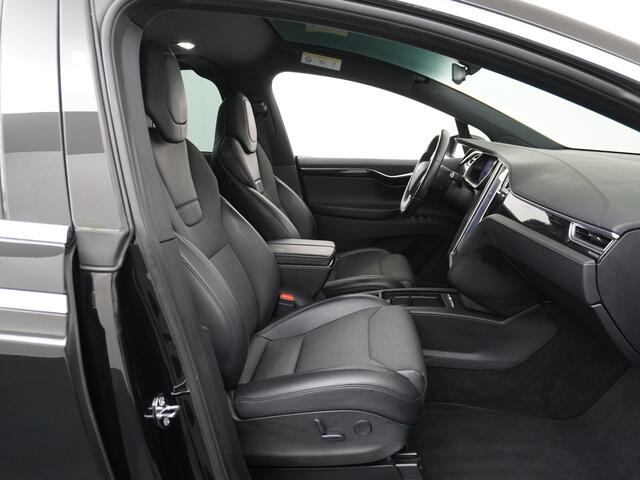 Tesla Model X 75D All Wheel Drive Trekhaak Luchtvering Adaptive Cruise Enchanced AutoPilot Premium Connectivity Panoramaraam Vleugeldeuren Camera's Elektr.Stoelen+Verwarmd+Geheugen Keyless Wifi 4WD Led Koplampen Lmv Led Bordherkenning Verwarmde Sproeiers-bladen Rijstro