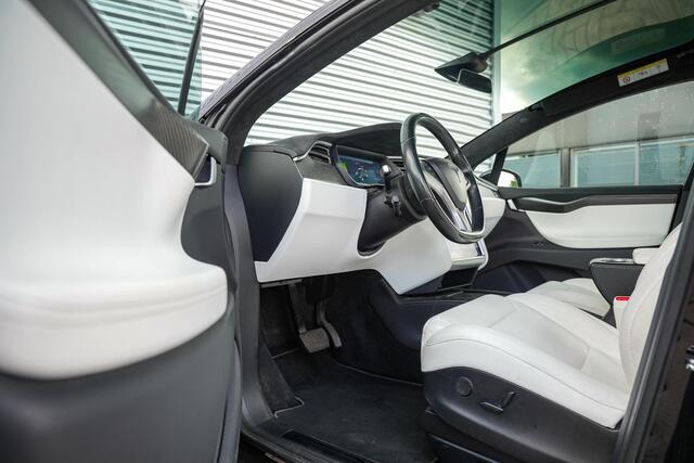 Tesla Model X 100D 6p. Autopilot Leer Alcantara Carbon Camera Trekhaak 22"LM