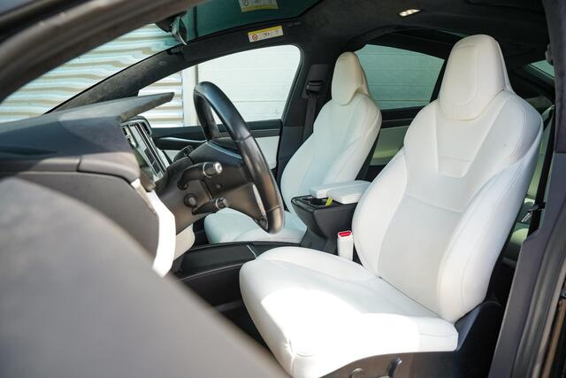 Tesla Model X 100D 6p. Autopilot Leer Alcantara Carbon Camera Trekhaak 22"LM