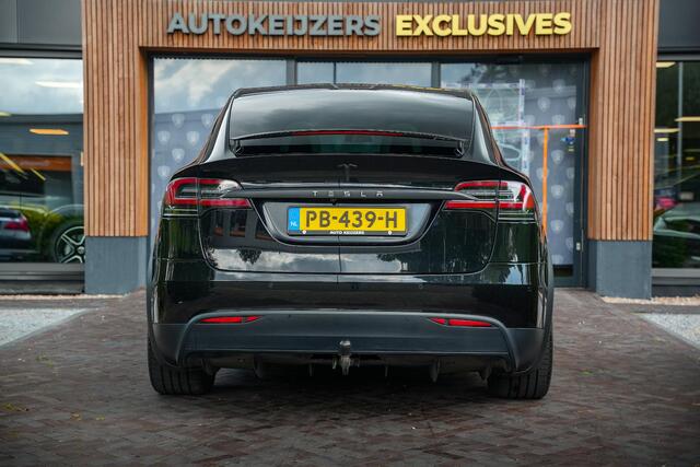 Tesla Model X 100D 6p. Autopilot Leer Alcantara Carbon Camera Trekhaak 22"LM