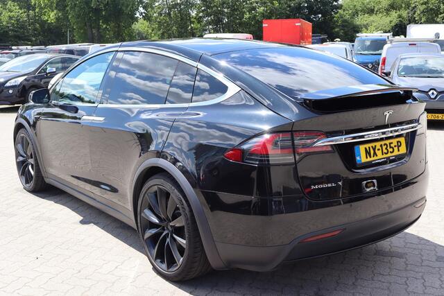 Tesla Model X 90D Base 6p. SOH 92%, Camera rondom, Navigatie, 6 Persoons, Cruise control, Lederen interieur