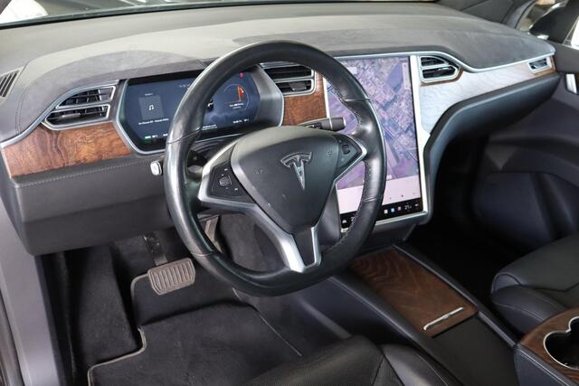 Tesla Model X 90D Base 6p. SOH 92%, Camera rondom, Navigatie, 6 Persoons, Cruise control, Lederen interieur