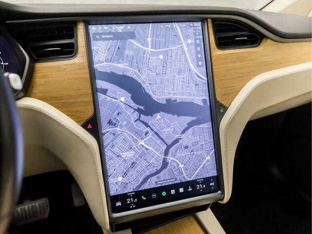 Tesla Model X 75D Sport 334Pk (AUTOPILOT, LUCHTVERING, MEMORY SEATS, LEDER, TREKHAAK, 360 CAMERA, STUUR/STOELVERWARMING, SFEERVERLICHTING, NIEUWSTAAT)