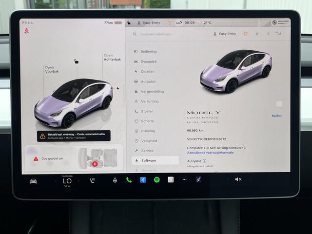 Tesla Model Y Long Range AWD 75 kWh | NL Auto/1e Eig./Full Self-Driving/Enhanced Autopilot/20-inch/Trekhaak/Acceleration boost/Navi/Pano.Dak