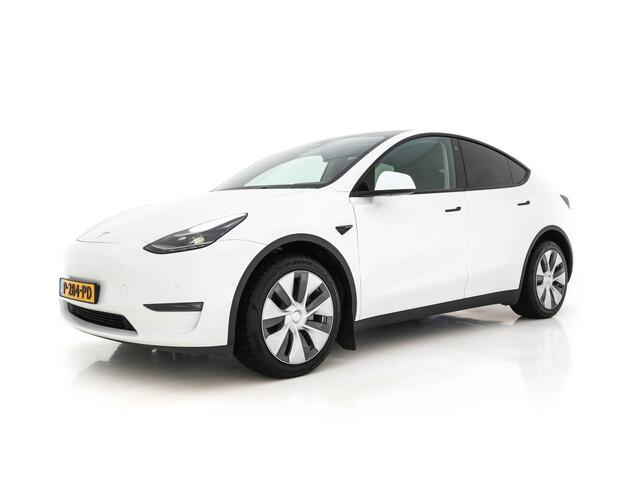 Tesla Model Y Long Range AWD 75 kWh [ 3-Fase ] (INCL.BTW) Aut. *PANO-WINDOW | AUTO-PILOT | LUXURY-LEATHER | SURROUND-VIEW | NAVI-FULLMAP | FULL-LED | AIR-SUSPENSION | DIGI-COCKPIT | KEYLESS | CAMERA | DAB+ | HEATED-COMFORT-SEATS*