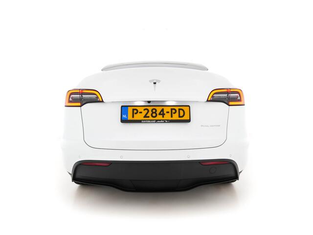 Tesla Model Y Long Range AWD 75 kWh [ 3-Fase ] (INCL.BTW) Aut. *PANO-WINDOW | AUTO-PILOT | LUXURY-LEATHER | SURROUND-VIEW | NAVI-FULLMAP | FULL-LED | AIR-SUSPENSION | DIGI-COCKPIT | KEYLESS | CAMERA | DAB+ | HEATED-COMFORT-SEATS*