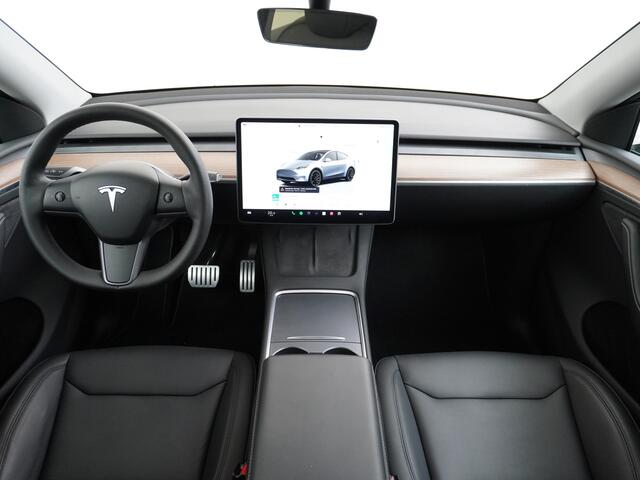 Tesla Model Y Performance 534pk 0-100 3,8 sec. AWD 78,1kWh Warmtepomp 21"Lmv FSD-Comp.3 AutoPilot Carbon-Spoiler Elekr.Achterklep AMD Ryzen-proc.(TM) Premium-HiFi Pano.dak Camera Leer Adaptive-Cruise+Stop&Go Park-Assist PDC-a+v Wifi Ecc Dual Motor Long Range 75kWh 3x C