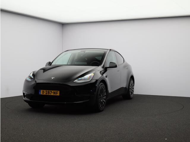 Tesla Model Y Long Range AWD 75 kWh / Full Self-Driving / Stoelen+Stuur Verwarmd / Automaat / Long Range Pakket / Panoramadak / Leder /
