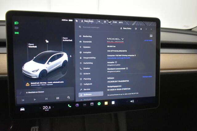 Tesla Model Y Performance AWD 75 kWh 464PK El a-Klep Pano Cam Leder