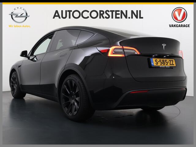 Tesla Model Y RWD LFP-Accu SOH 97% Lmv 20" Warmtepomp Adap.Cruise Navi Ecc Camera's Panoramadak Autopilot Stoel+Stuur+Achterbank Verwarming Elek.Achterklep Dodehoek detector Draadloze telefoonlader Origineel Nederlandse Auto