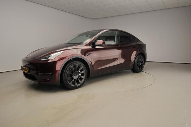 Tesla Model Y Long Range AWD 75 kWh | Midnight Cherry Red | Trekhaak | 20"