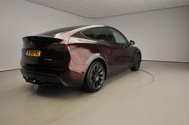 Tesla Model Y Long Range AWD 75 kWh | Midnight Cherry Red | Trekhaak | 20"