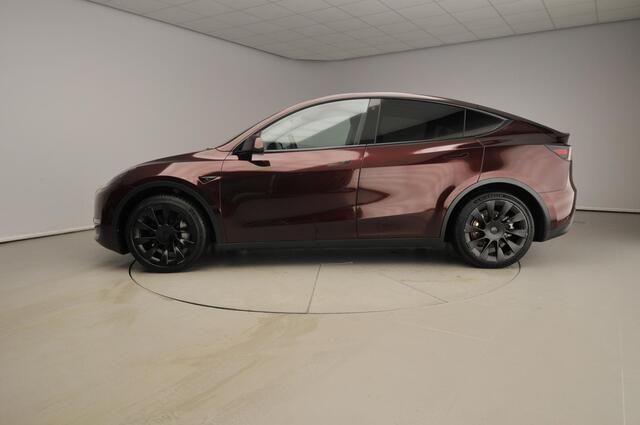 Tesla Model Y Long Range AWD 75 kWh | Midnight Cherry Red | Trekhaak | 20"