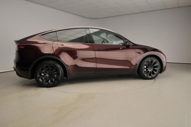 Tesla Model Y Long Range AWD 75 kWh | Midnight Cherry Red | Trekhaak | 20"