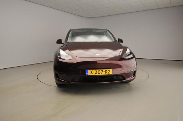 Tesla Model Y Long Range AWD 75 kWh | Midnight Cherry Red | Trekhaak | 20"