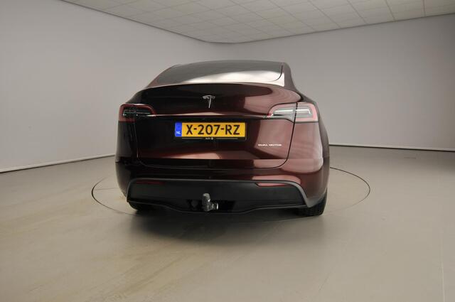 Tesla Model Y Long Range AWD 75 kWh | Midnight Cherry Red | Trekhaak | 20"