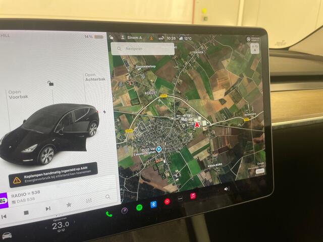 Tesla Model Y Long Range AWD 75 kWh FSD Leer Pano.dak 360° Black Warmtepomp