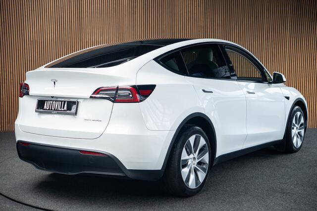 Tesla Model Y Long Range AWD 75 kWh Full Self driving 3 - warmtepomp - Cruise Controll Adaptief - 360 Camera - Wit leder