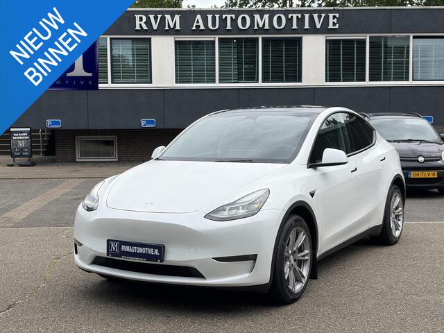 Tesla Model Y Long Range AWD 75 kWh SOH 92% | AFNEEMBARE TREKHAAK| ENHANCHED AUTOPILOT| RESTERENDE ALGEMENE FABRIEKSGARANTIE TESLA T/M 03-2028 OF 80.000KM| ACCU + AANDRIJFLIJN T/M 03-2032/ 192.000KM| RIJKLAAR GELEVERD
