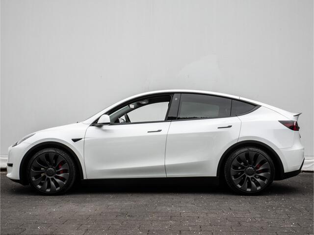 Tesla Model Y Performance AWD 75 kWh Panoramadak/ 21" Lmv/ Lederen int./ Stoel-stuurverwarming/ 360 Camera
