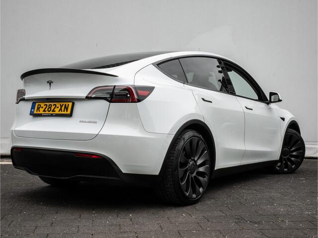 Tesla Model Y Performance AWD 75 kWh Panoramadak/ 21" Lmv/ Lederen int./ Stoel-stuurverwarming/ 360 Camera