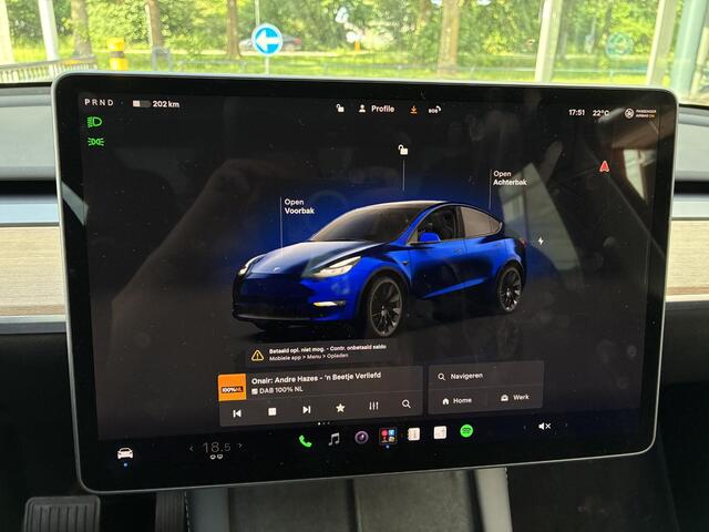 Tesla Model Y Long Range AWD 75 kWh 351PK | SOH 89.9% | Panoramadak | Memory | Stoelverwarming