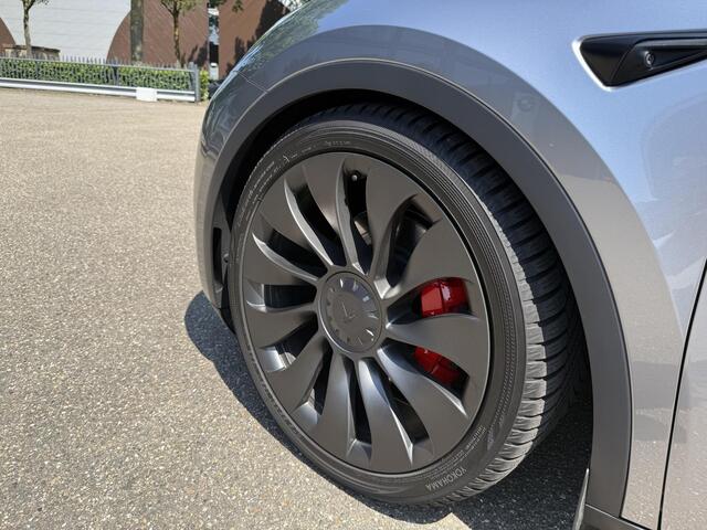 Tesla Model Y Performance AWD 75 kWh SOH 94% | AFNEEMBARE TREKHAAK| RESTERENDE ALGEMENE FABRIEKSGARANTIE TESLA T/M 03-2027 OF 80.000KM| ACCU + AANDRIJFLIJN T/M 03-2031/ 192.000KM| RIJKLAAR GELEVERD