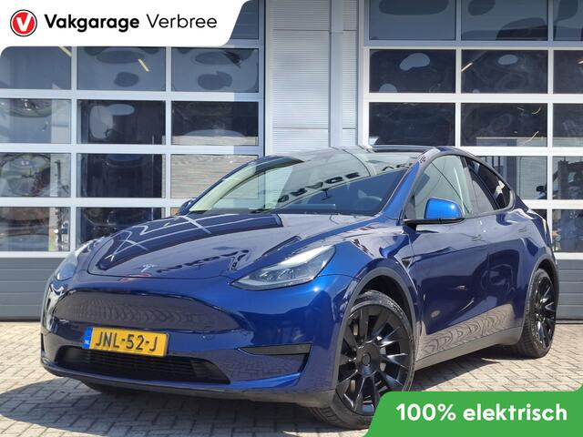 Tesla Model Y RWD 58 kWh | Navigatie | LM Velgen 20"| Voorstoelen/Achterbank/Stuur Verwarmd | Panoramadak | Achteruitrijcamera | Cruise Control | Airco |